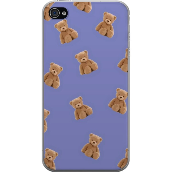 Apple iPhone 4s Gennemsigtig cover Flyvende bjørne