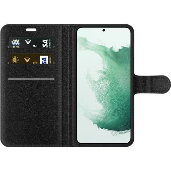 Kompatibel Tegnebogsetui til Samsung Galaxy S22+ 5G Biokväll blå