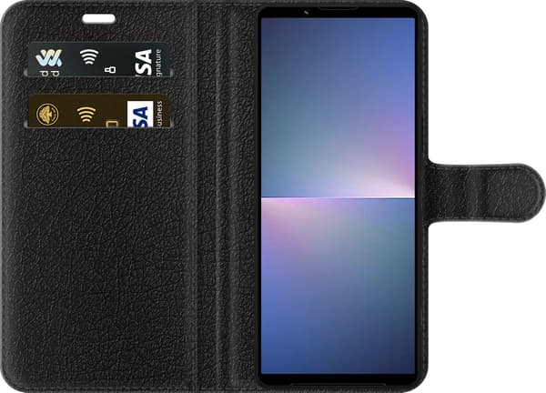 Kompatibel Tegnebogsetui til Sony Xperia 5 V Brune leopardroser brun