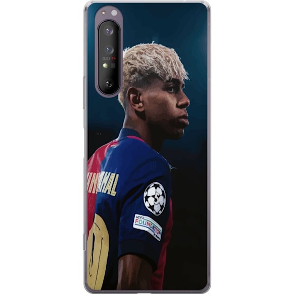 Sony Xperia 1 II Läpinäkyvä kuori Lamine Yamal - Barcelonan