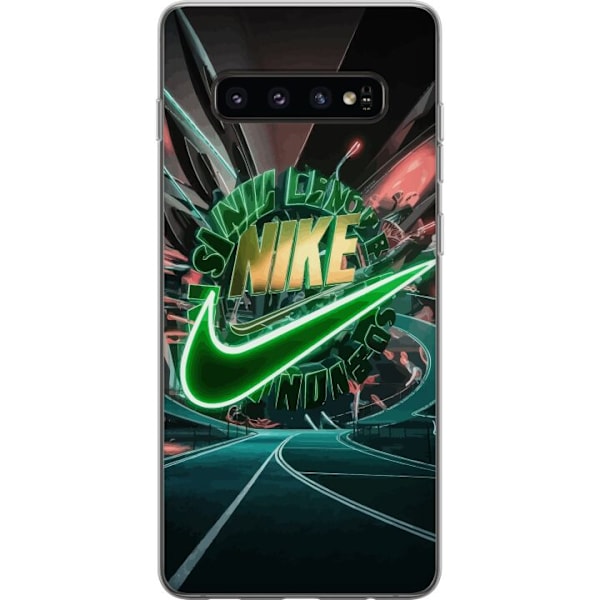 Samsung Galaxy S10 Läpinäkyvä kuori Nike