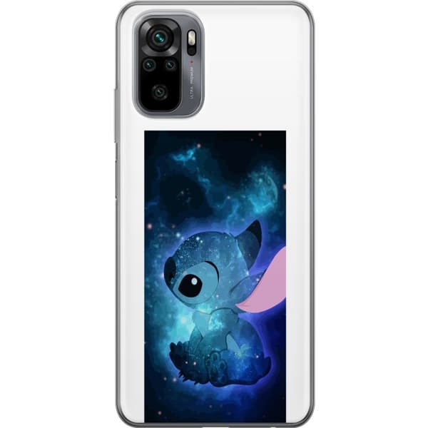 Kompatibelt Mobildeksel til Xiaomi Redmi Note 10S Galaxyinspirert Stitch med stjernehimmel og romtema blå