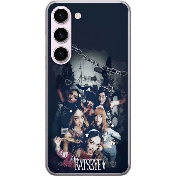 Kompatibelt Mobilskal till Samsung Galaxy S23 KATSEYE svart