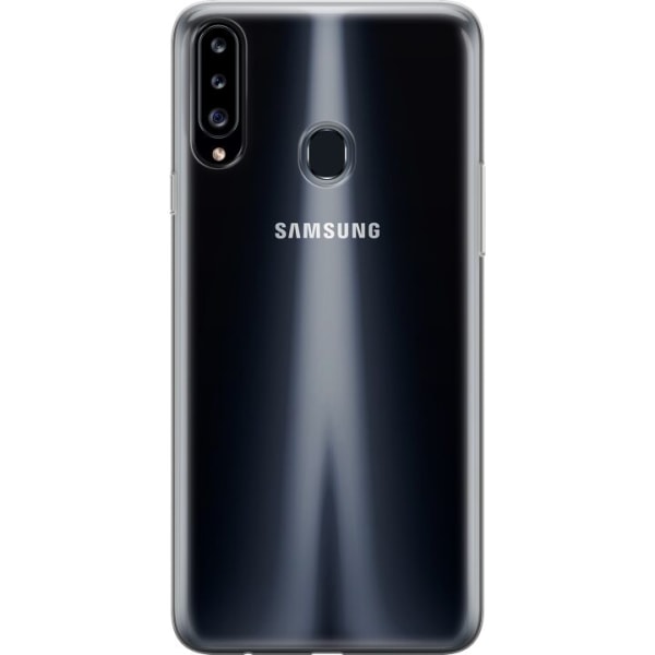 Samsung Galaxy A20s Läpinäkyvä Kuoret TPU
