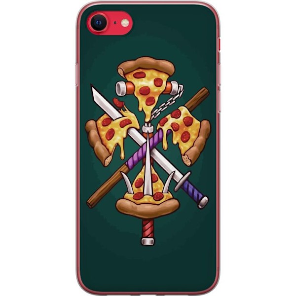 Apple iPhone SE (2022) Läpinäkyvä kuori Pizza