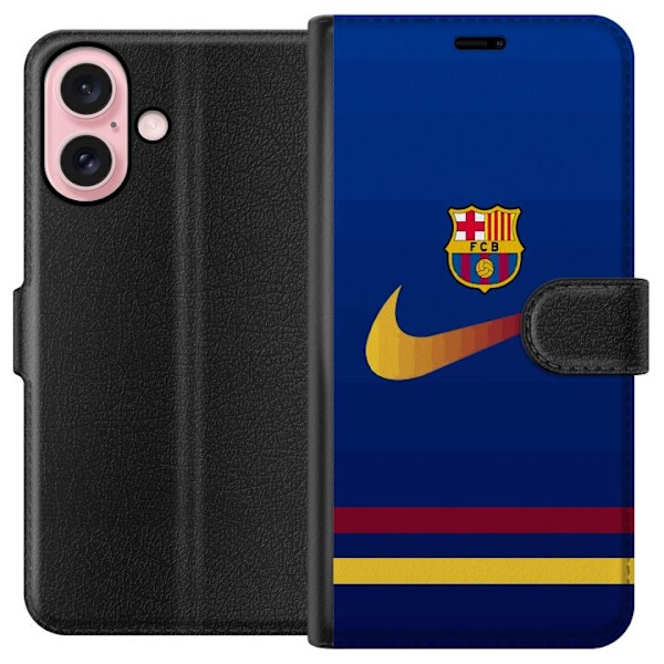 Apple iPhone 16 Lompakkokotelo FC Barcelona