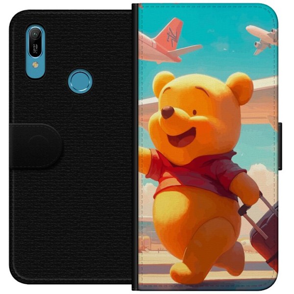 Huawei Y6 (2019) Plånboksfodral Nalle Puh Reser