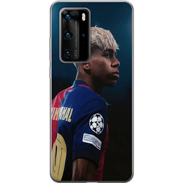Huawei P40 Pro Läpinäkyvä kuori Lamine Yamal - Barcelonan i