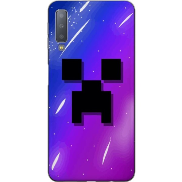 Samsung Galaxy A7 (2018) Gennemsigtig cover Minecraft
