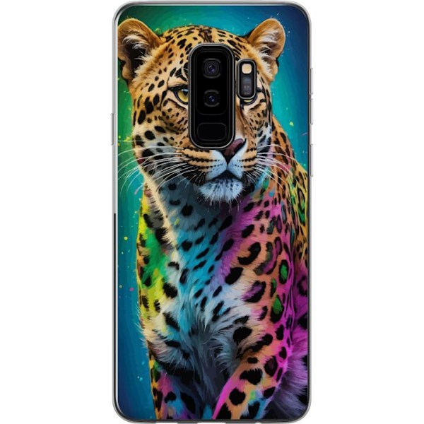 Samsung Galaxy S9+ Läpinäkyvä kuori Leopard