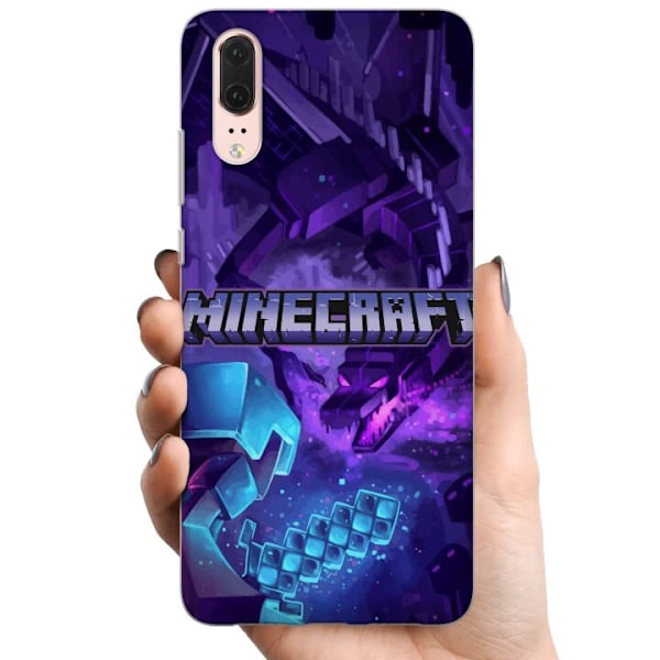 Huawei P20 TPU Mobilskal Minecraft