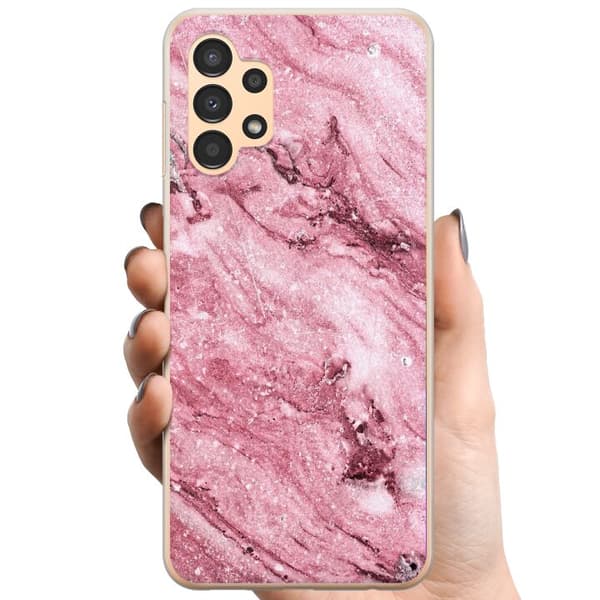 Kompatibelt Mobilskal till Samsung Galaxy A13 Glitter Marble