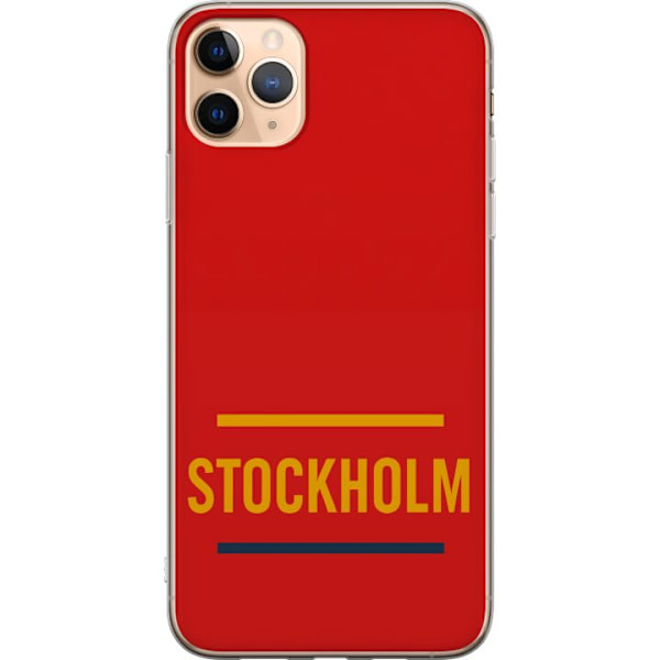 Apple iPhone 11 Pro Max Gennemsigtig cover Stockholm – Hockey