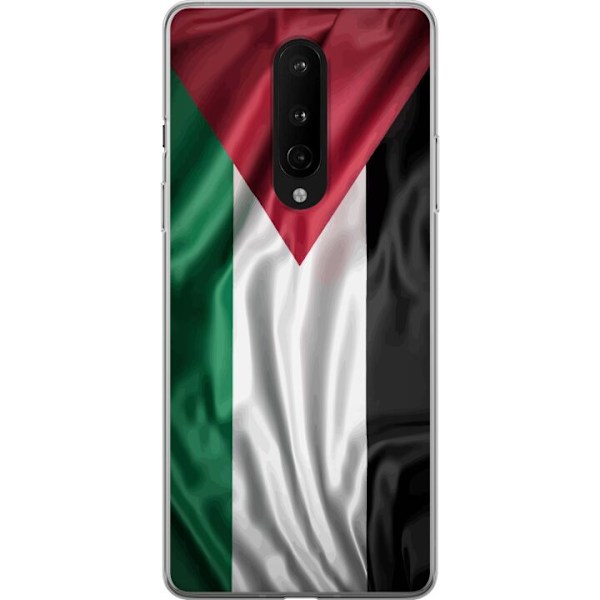 OnePlus 8 Läpinäkyvä kuori Palestiinan lippu – ikoninen vapauden symboli punaisessa, mustassa, valkoisessa ja vihreässä