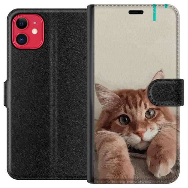Kompatibel Tegnebogsetui til Apple iPhone 11 Kat