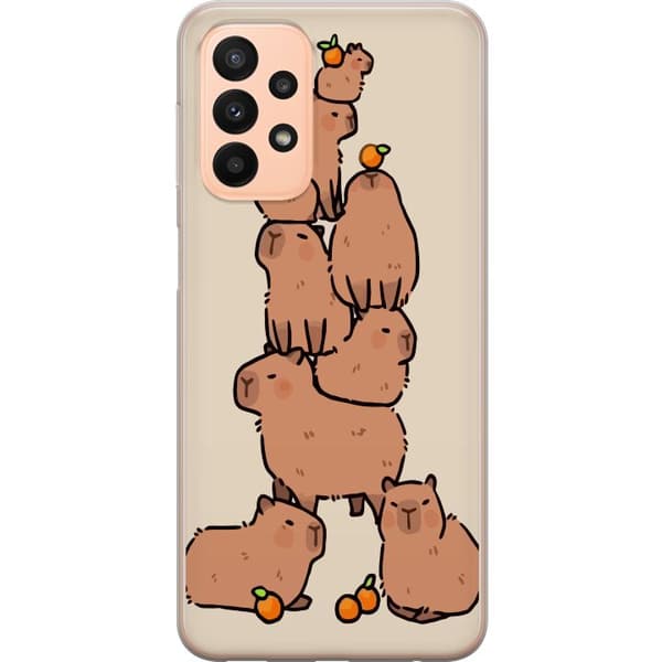 Kompatibelt Mobildeksel til Samsung Galaxy A23 Kapybara