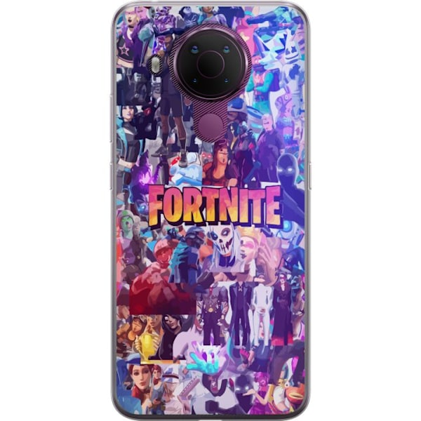 Nokia 5.4 Gjennomsiktig deksel Fortnite