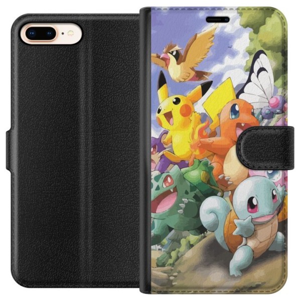 Apple iPhone 7 Plus Plånboksfodral Pokemon