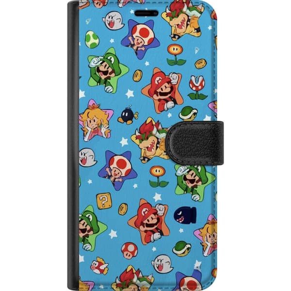 Kompatibelt Lommeboketui til Samsung Galaxy S20+ Nintendo Mario Mønster Switch-spill