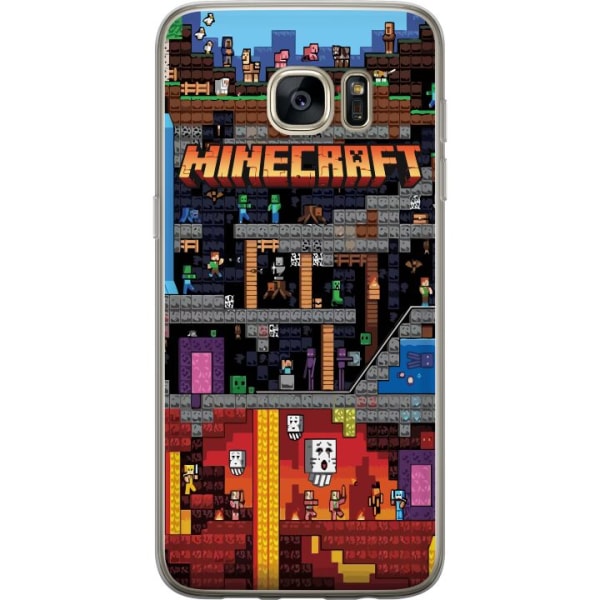 Samsung Galaxy S7 edge Cover / Mobilcover - Minecraft