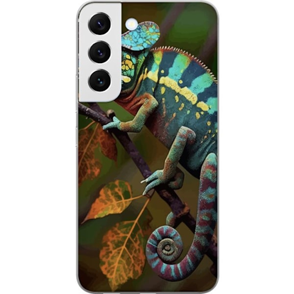 Samsung Galaxy S22 5G Gennemsigtig cover Edderkop Grafisk Streetwear Design Dyremønster Moderne Bylivsstil Populært Motiv Kreativ Kunst Trend