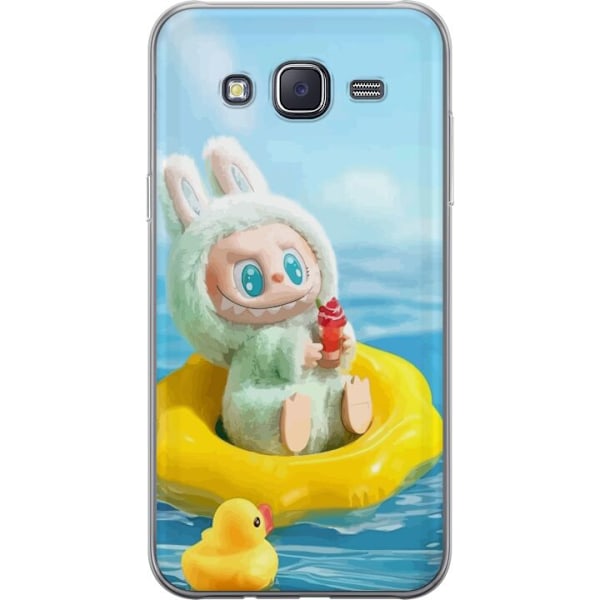 Samsung Galaxy J5 Läpinäkyvä kuori Labubu Stripe Attack - R