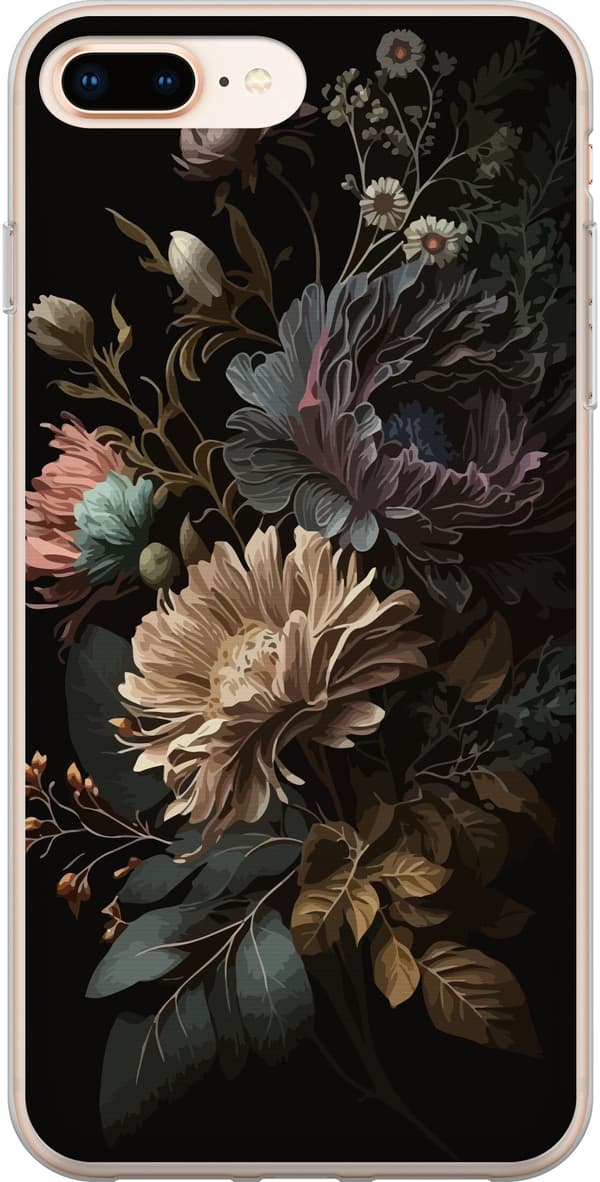 Kompatibel Mobilcover til Apple iPhone 8 Plus Blomster