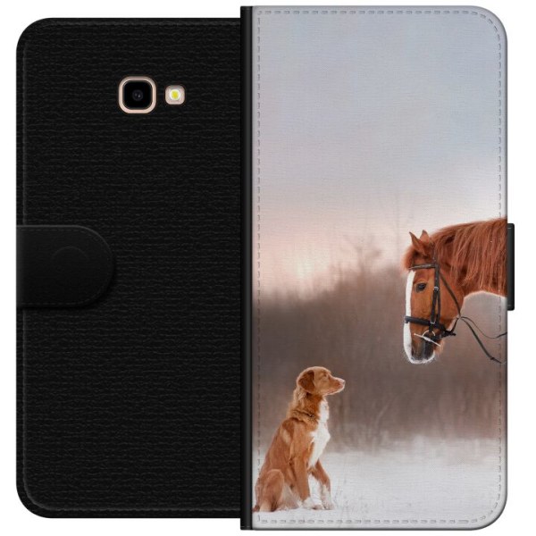 Samsung Galaxy J4+ Lommeboketui Hest & Hund