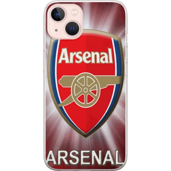 Apple iPhone 13 Läpinäkyvä kuori Arsenal