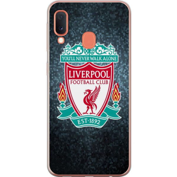 Samsung Galaxy A20e Deksel / Mobildeksel - Liverpool Fotballkl