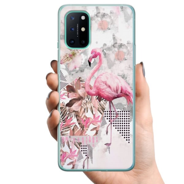 OnePlus 8T TPU Mobilcover Flamingo