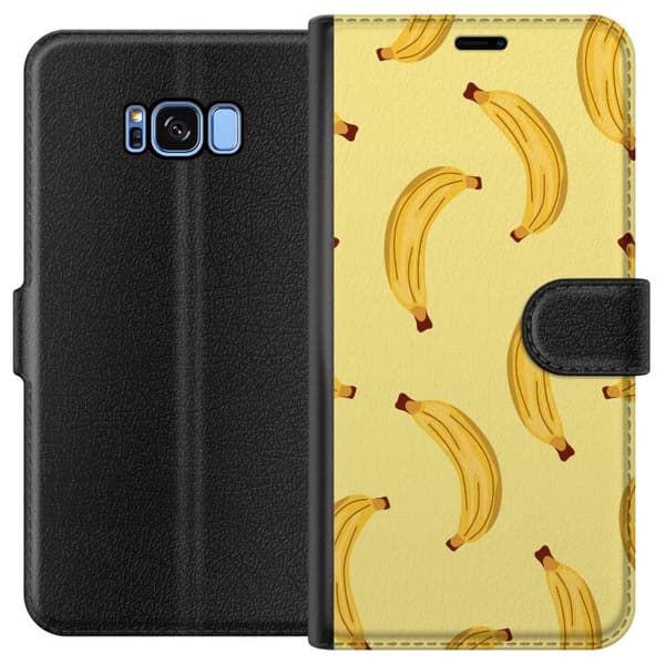 Kompatibelt Plånboksfodral till Samsung Galaxy S8 Banan