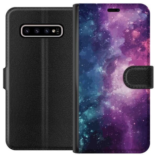 Kompatibelt Lommeboketui til Samsung Galaxy S10+ Nebula