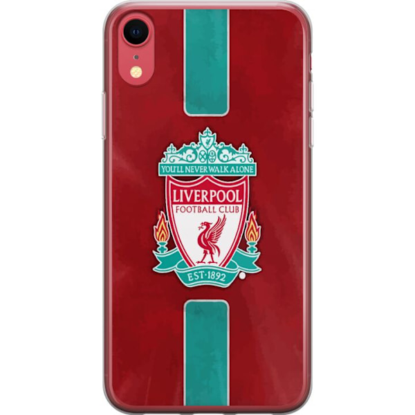 Apple iPhone XR Läpinäkyvä kuori Liverpool FC - Klassinen j