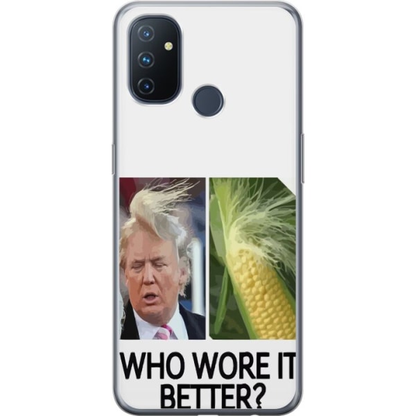 OnePlus Nord N100 Gennemsigtig cover Trump