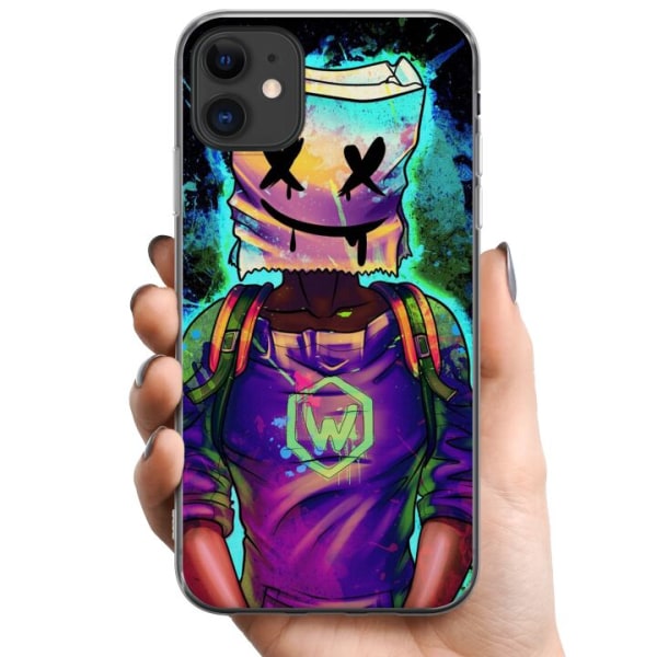 Apple iPhone 11 TPU Matkapuhelimen kuori Fortnite Marshmello