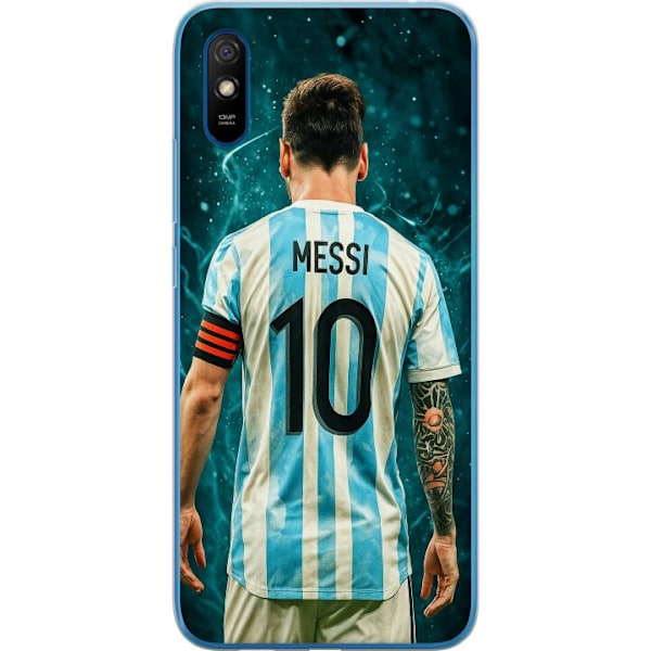 Xiaomi Redmi 9AT Läpinäkyvä kuori Messi