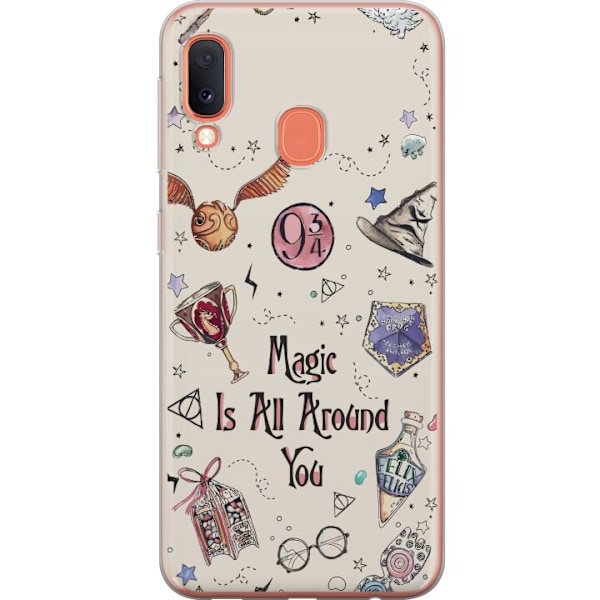 Samsung Galaxy A20e Gennemsigtig cover Harry Potter