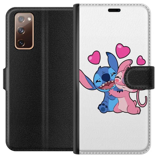 Kompatibelt Plånboksfodral till Samsung Galaxy S20 FE Lilo & Stitch