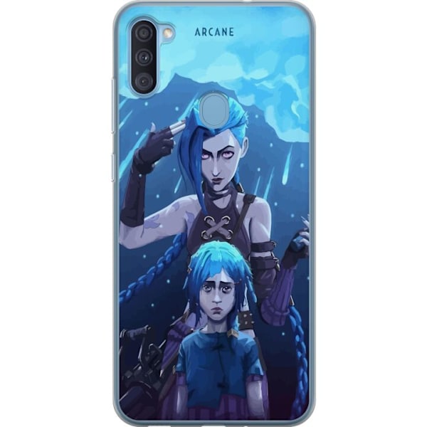 Samsung Galaxy A11 Genomskinligt Skal Arcane, League of Legend