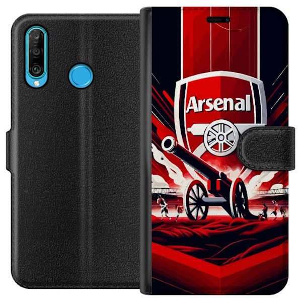 Huawei P30 lite Lommeboketui Arsenal