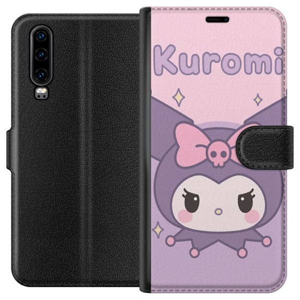 Huawei P30 Plånboksfodral Kuromi Kawaii