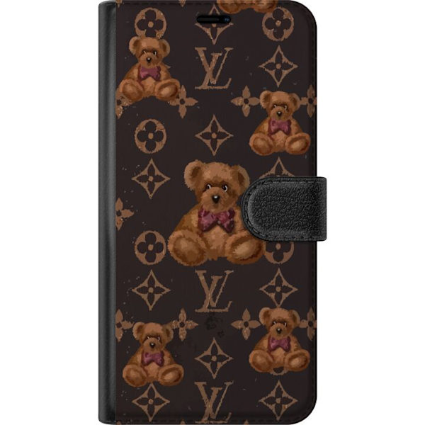 Google Pixel 9 Pro Tegnebogsetui Louis Vuitton Teddybjørn Mønster Luksus Mode Design Populært Motiv Mode Trend Luksuriøse Accessories