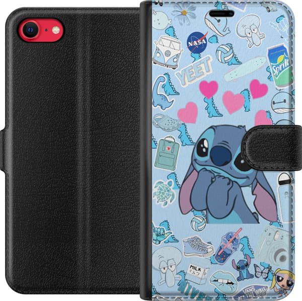 Kompatibel Tegnebogsetui til Apple iPhone 8 Stitch