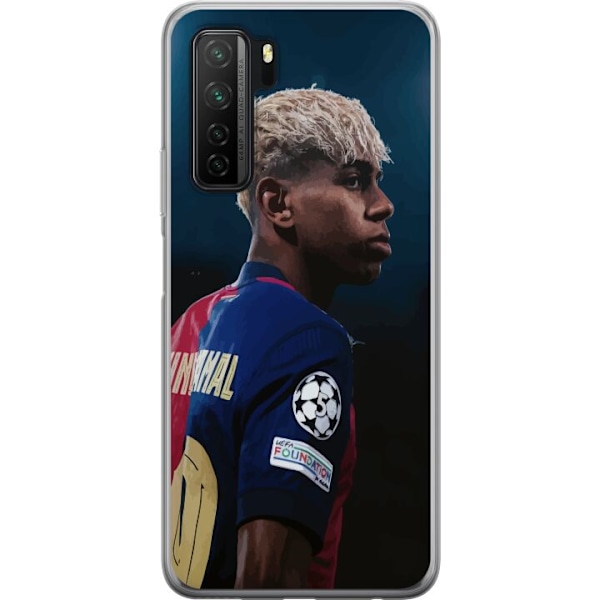 Huawei P40 lite 5G Läpinäkyvä kuori Lamine Yamal - Barcelon