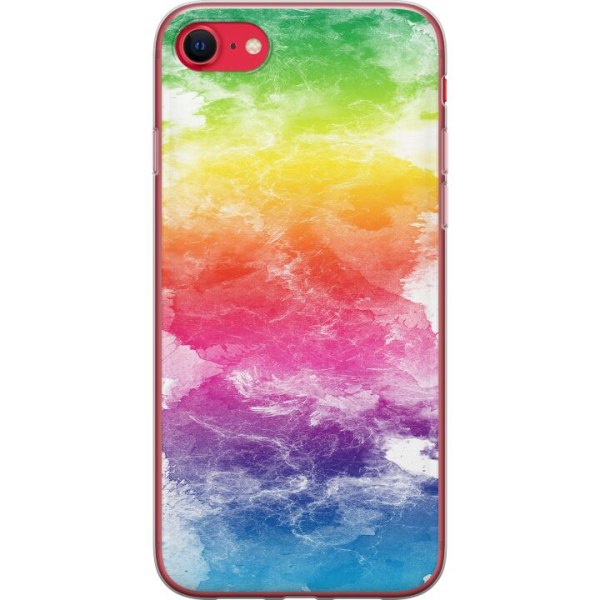 Apple iPhone SE (2020) Gennemsigtig cover Vandfarvet Fade
