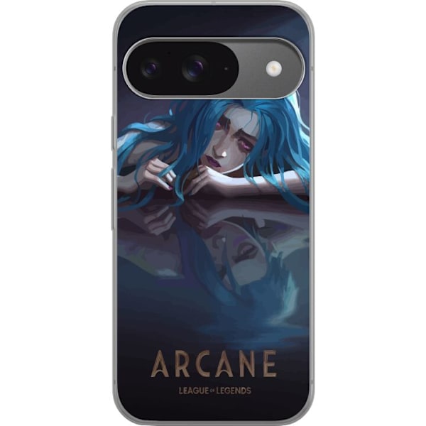 Google Pixel 9 Pro Genomskinligt Skal Arcane, League of Legend