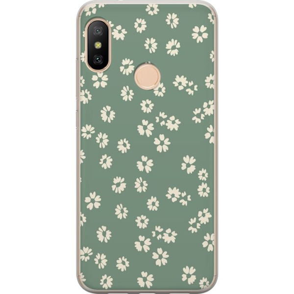 Xiaomi Redmi 6 Pro Läpinäkyvä kuori Kukkaisunelma - Värikäs Kukkakuvio