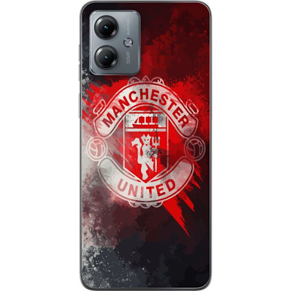 Motorola Moto G14 Gjennomsiktig deksel Manchester United FC