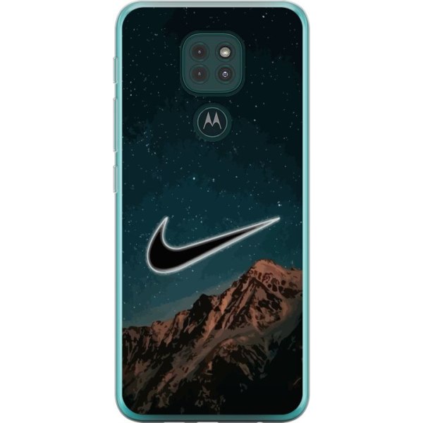 Motorola Moto G9 Play Gennemsigtig cover Nike